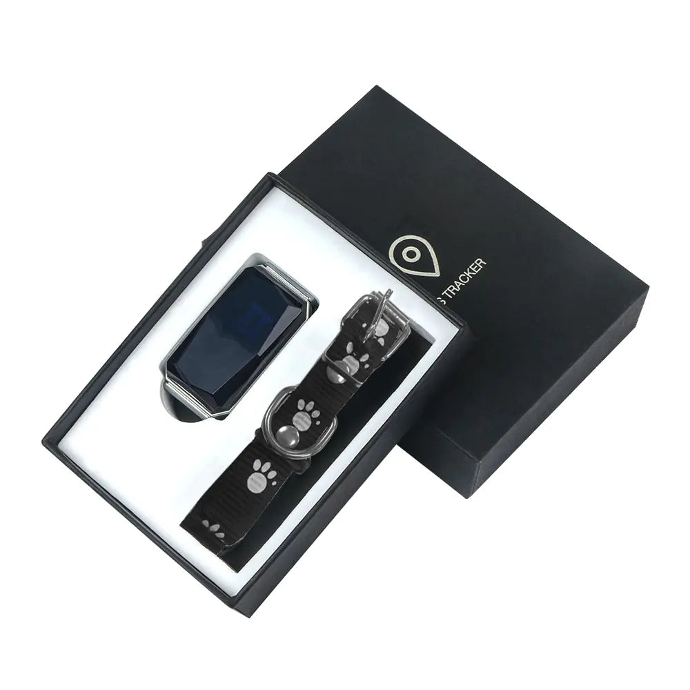 Waterproof GPS Tracking Collar for Pets- USB Rechargeable, Real-Time Location Tracking